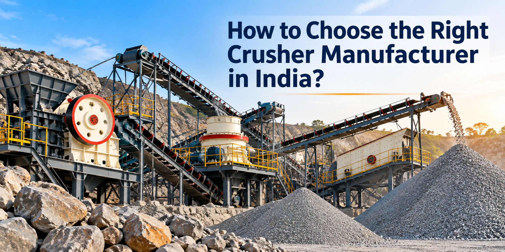 How to Choose the Right Crusher Manufacturer in India?